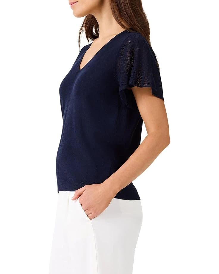 NIC+ZOE Pointelle Sleeve Sweater | Sweaters 4 NIC+ZOE Pointelle Sleeve Sweater | Sweaters - Image 2