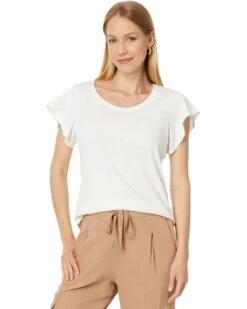 NIC+ZOE Flutter Short Sleeve Tee | Shirts & Tops -Clothing Fancy Shop 61NcqsIsf5L. AC SR736920