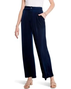 NIC+ZOE Petite Soft Drape Wide Leg Pants