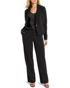 NIC+ZOE 31" Stretch Suiting Lenox Wide-leg Pant | Pants -Clothing Fancy Shop 61OzH7yv8uL. AC SR736920