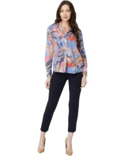NIC+ZOE Dreamscape Crinkle Shirt | Shirts & Tops -Clothing Fancy Shop 61S500CjR3L. AC SR736920