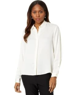 NIC+ZOE Satin Chiffon Shirt | Shirts & Tops