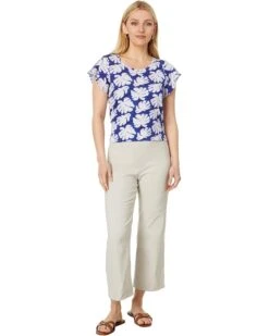 NIC+ZOE Shadow Palm Flutter Short Sleeve Tee | Shirts & Tops -Clothing Fancy Shop 61lpqiz 4L. AC SR736920