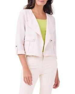 NIC+ZOE Rumba Linen Moto Jacket | Coats & Outerwear -Clothing Fancy Shop 61zLbROzZL. AC SR736920