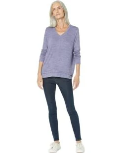 NIC+ZOE Space Dye Raw Edge Top | Shirts & Tops -Clothing Fancy Shop 714v1Lmz5AL. AC SR736920