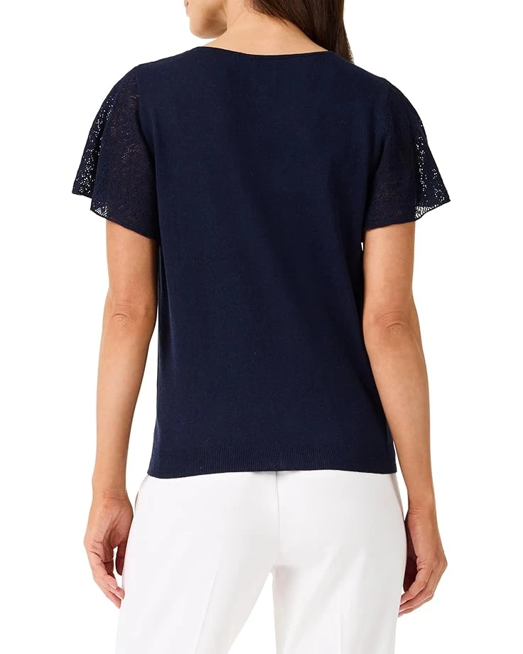 NIC+ZOE Pointelle Sleeve Sweater | Sweaters 5 NIC+ZOE Pointelle Sleeve Sweater | Sweaters - Image 3