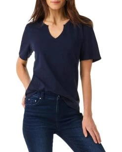 NIC+ZOE Short Sleeve Split Neck Tee | Shirts & Tops 9 NIC+ZOE Short Sleeve Split Neck Tee | Shirts & Tops -Clothing Fancy Shop 71BmUYnudIL. AC SR736920