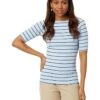NIC+ZOE Wide Stripe Rib Knit Boatneck Tee | Shirts & Tops -Clothing Fancy Shop 71CtEyilvyL. AC SR736920