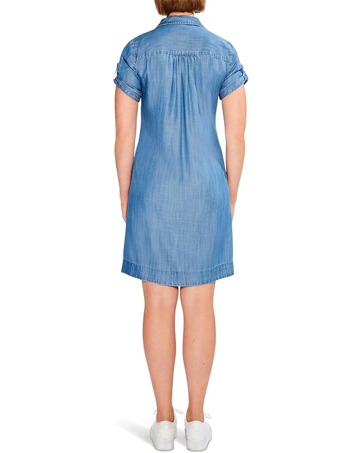 NIC+ZOE Drapey Denim Shirtdress | Dresses 5 NIC+ZOE Drapey Denim Shirtdress | Dresses - Image 3