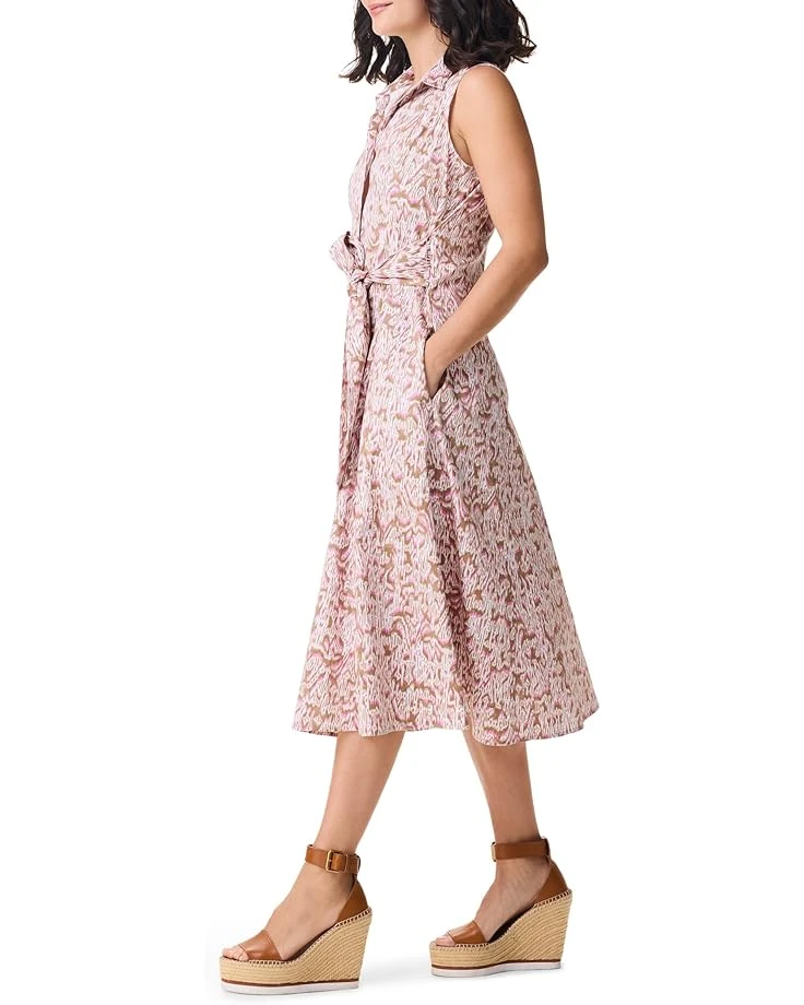 NIC+ZOE Petite Abstract Animal Shirt Dress | Dresses 5 NIC+ZOE Petite Abstract Animal Shirt Dress | Dresses - Image 3