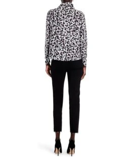NIC+ZOE Petite Cheetah Pop Top | Shirts & Tops -Clothing Fancy Shop 71SSuho0vVL. AC SR736920
