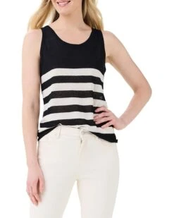 NIC+ZOE Featherweight Striped Tank | Sweaters