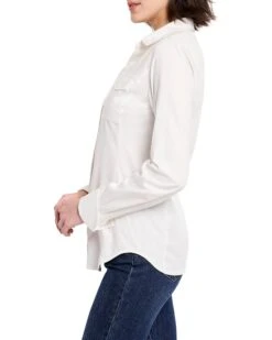NIC+ZOE Mixed Media Pocket Shirt | Shirts & Tops -Clothing Fancy Shop 71TEQPqBBXL. AC SR736920