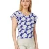 NIC+ZOE Shadow Palm Flutter Short Sleeve Tee | Shirts & Tops 2 NIC+ZOE Shadow Palm Flutter Short Sleeve Tee | Shirts & Tops -Clothing Fancy Shop 71TEwQKECmL. AC SR736920