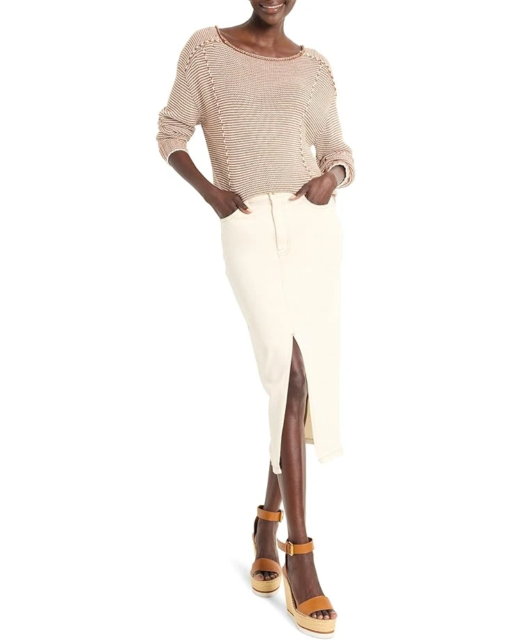 NIC+ZOE Striped Seamed Cotton Cord Sweater | Sweaters 6 NIC+ZOE Striped Seamed Cotton Cord Sweater | Sweaters - Image 4