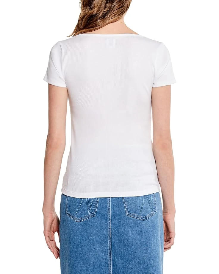 NIC+ZOE Drapey Rib Scrunch Tee | Shirts & Tops 5 NIC+ZOE Drapey Rib Scrunch Tee | Shirts & Tops - Image 3
