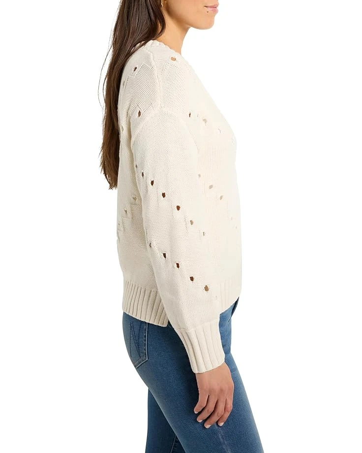 NIC+ZOE Pointelle Cord Sweater | Sweaters 5 NIC+ZOE Pointelle Cord Sweater | Sweaters - Image 3