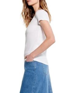 NIC+ZOE Drapey Rib Scrunch Tee | Shirts & Tops 6 NIC+ZOE Drapey Rib Scrunch Tee | Shirts & Tops -Clothing Fancy Shop 71qlKc9JamL. AC SR736920