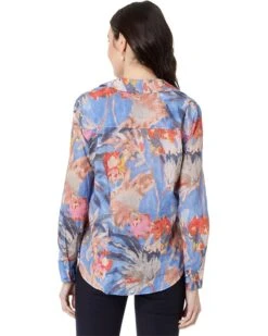 NIC+ZOE Dreamscape Crinkle Shirt | Shirts & Tops -Clothing Fancy Shop 71tKyi6dnL. AC SR736920