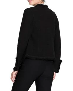 NIC+ZOE Fringe Mix Knit Jacket | Coats & Outerwear -Clothing Fancy Shop 71tcmP3jyOL. AC SR736920