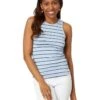 NIC+ZOE Wide Stripe Rib Knit High Neck Tank | Shirts & Tops -Clothing Fancy Shop 71wfhLC JqL. AC SR736920