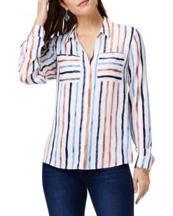 NIC+ZOE Painted Stripe Top | Shirts & Tops