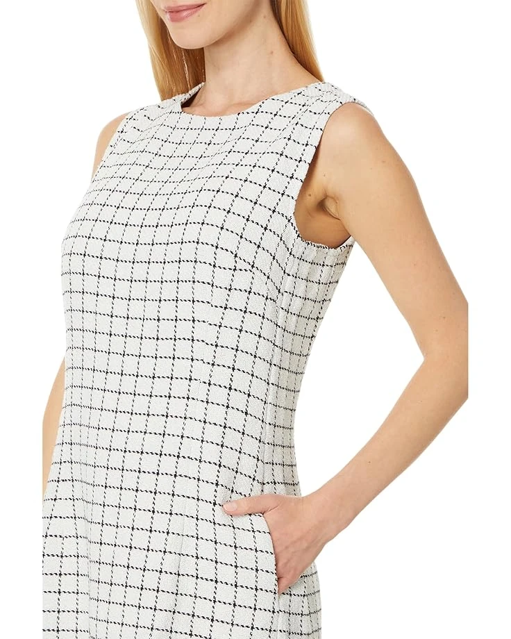 NIC+ZOE Grid Fringe Mix Dress | Dresses 5 NIC+ZOE Grid Fringe Mix Dress | Dresses - Image 3