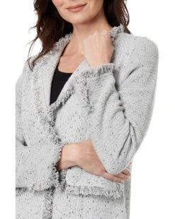 NIC+ZOE Petite Fringe Mix Knit Blazer | Coats & Outerwear -Clothing Fancy Shop 8131Im7 V6L. AC SR736920