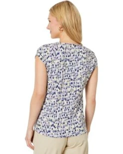 NIC+ZOE Abstract Ikat V-Neck Tank | Shirts & Tops -Clothing Fancy Shop 816uRCDDVqL. AC SR736920