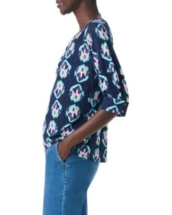 NIC+ZOE Ocean Batik Top | Shirts & Tops -Clothing Fancy Shop 817Fo6UkS5L. AC SR736920