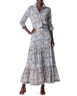 NIC+ZOE Up Beat Ikat Tiered Skirt | Skirts -Clothing Fancy Shop 819f71izYL. AC SR736920 1