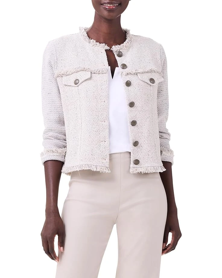 NIC+ZOE Utility Fringe Mix Knit Jacket | Coats & Outerwear 3 NIC+ZOE Utility Fringe Mix Knit Jacket | Coats & Outerwear