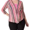 NIC+ZOE Plus Pixel Sunset 4-Way Cardigan | Sweaters 2 NIC+ZOE Plus Pixel Sunset 4-Way Cardigan | Sweaters -Clothing Fancy Shop 81E8UFOx5LL. AC SR736920