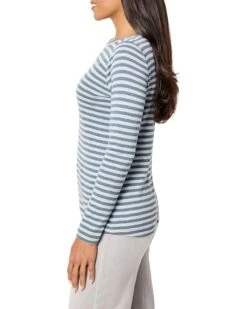 NIC+ZOE Striped Bracelet Sleeve Boat Tee | Shirts & Tops -Clothing Fancy Shop 81IbgECPLhL. AC SR736920