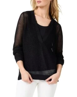 NIC+ZOE Mesh Stitch Sweater | Sweaters