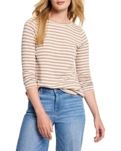 NIC+ZOE Striped Bracelet Sleeve Boat Tee | Shirts & Tops -Clothing Fancy Shop 81MlBSc1fvL. AC SR736920