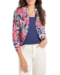 NIC+ZOE Firework Foliage Bolero Cardigan | Sweaters