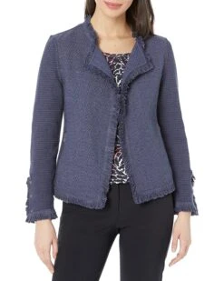 NIC+ZOE Fringe Mix Knit Jacket | Coats & Outerwear -Clothing Fancy Shop 81PYJ PYvsL. AC SR736920