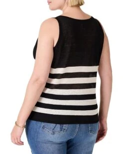 NIC+ZOE Plus Size Featherweight Striped Tank | Shirts & Tops 7 NIC+ZOE Plus Size Featherweight Striped Tank | Shirts & Tops -Clothing Fancy Shop 81QS8sTYiaL. AC SR736920