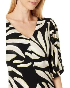 NIC+ZOE Breezy Leaves V-Neck Dress | Dresses -Clothing Fancy Shop 81S HDJnEZL. AC SR736920