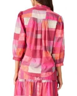 NIC+ZOE Sunset Plaid Cotton Girlfriend Shirt | Dresses -Clothing Fancy Shop 81Sa81SAb L. AC SR736920