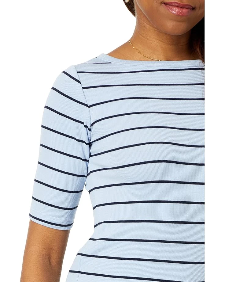 NIC+ZOE Wide Stripe Rib Knit Boatneck Tee | Shirts & Tops 5 NIC+ZOE Wide Stripe Rib Knit Boatneck Tee | Shirts & Tops - Image 3