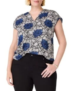 NIC+ZOE Plus Size Petal Bloom Top | Shirts & Tops