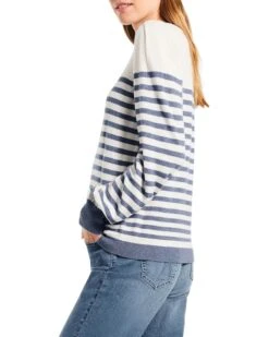 NIC+ZOE Striped Femme Sleeve Sweater | Sweaters -Clothing Fancy Shop 81ax2WmTqCL. AC SR736920
