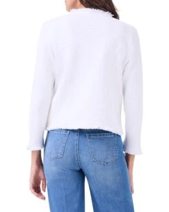 NIC+ZOE Petite Utility Fringe Mix Knit Jacket | Coats & Outerwear -Clothing Fancy Shop 81gSOErwSML. AC SR736920