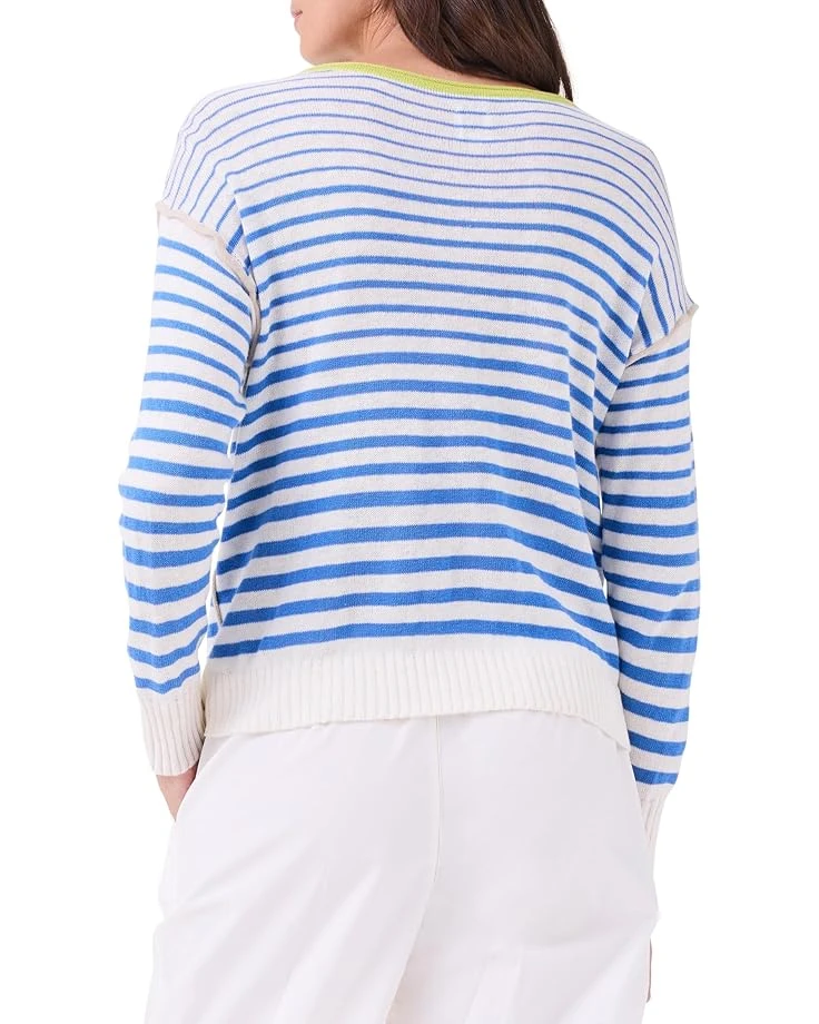 NIC+ZOE Petite Striped Up Supersoft Sweater | Sweaters 4 NIC+ZOE Petite Striped Up Supersoft Sweater | Sweaters - Image 2