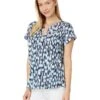 NIC+ZOE Hazy Blues Split Neck Tee | Shirts & Tops 1 NIC+ZOE Hazy Blues Split Neck Tee | Shirts & Tops -Clothing Fancy Shop 81pa0vbi5FL. AC SR736920