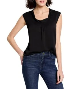 NIC+ZOE Satin Chiffon Jacket Layer | Shirts & Tops