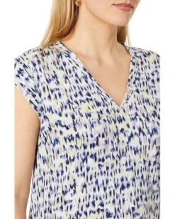 NIC+ZOE Abstract Ikat V-Neck Tank | Shirts & Tops -Clothing Fancy Shop 81tMdYjBSML. AC SR736920