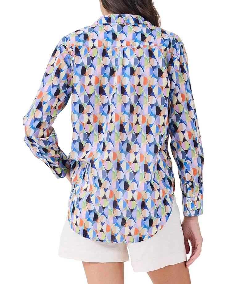 NIC+ZOE Petite Social Circles Boyfriend Shirt | Shirts & Tops 4 NIC+ZOE Petite Social Circles Boyfriend Shirt | Shirts & Tops - Image 2